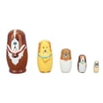 thumbnail image 2 of Cute Dog Matryoshka Dolls, Unique Wooden Russian Nesting Dolls  For Birthday, 2 of 8