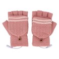 thumbnail image 2 of Heated Mitten Gloves Double Sided Heating Promote Blood Circulation USB Hand Warmers for Winter Warmth Pink, 2 of 14
