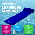 thumbnail image 3 of TRC Recreation Sunsation 1.75" Thick Foam Swimming Pool Float, Navy Blue, 3 of 10