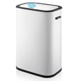 thumbnail image 1 of BeesClover 14.5 Gal/55L Automatic Motion Sensor Trash Can, Rectangular Touchless Garbage Bin with Soft-Close Lid, Large Smart Kitche Trash Can Waste Basket for Bathroom, Bedroom, Office, 1 of 8