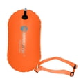 thumbnail image 1 of Portable Swim Buoy Tow Float, Highly Visible Swim Buoy for Swimmers Triathletes Training Racing - Orange, 48x29cm, 1 of 8