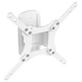 thumbnail image 4 of AVF MRL22W-A 2.5 in. Single Head Tilt & Turn Monitor Wall Mount - White, 4 of 4