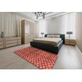 thumbnail image 4 of Ahgly Company Tapis d'Intérieur Ronds Abstraits Rouges Abstraits pour Aire, 8 Pieds Rond, 4 of 6