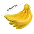 thumbnail image 3 of Desktop Ornament Bananas Bunch Lifelike Banana Cluster Decoration for Photography Props Home Kitchen Party Tabletop, 3 of 6