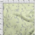 thumbnail image 3 of oneOone Viscose Jersey Pale Yellow Fabric Geometric Craft Projects Decor Fabric Printed By The Yard 60 Inch Wide, 3 of 5