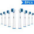 thumbnail image 1 of 8 PCS Electric Toothbrush Replacement Heads Compatible For Oral B Braun Models, 1 of 6