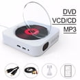 thumbnail image 4 of relayinert External CD/DVD Drives Compatible DVD Player With Bluetooth Speaker Compatible white, 4 of 6