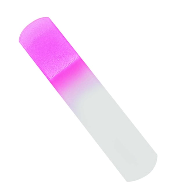 Glass Foot File - Gradient Handle, Dual-Abrasion & Hygienic - Pedicure Tool for Dead Skin Removal at Home