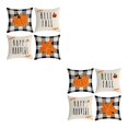 thumbnail image 2 of kurtrusly 4pack/lot Holiday Home With Easy-care Pillowcase Soft Cushion Cover Halloween-4 2Set, 2 of 6