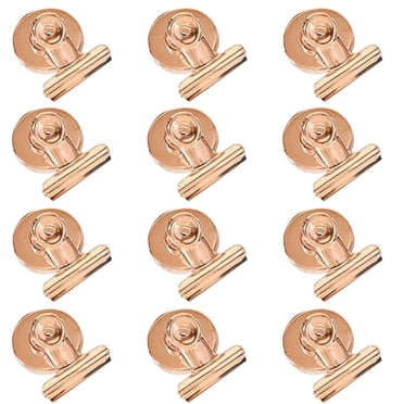 12 pack Fridge Magnets Refrigerator Magnets Magnetic Clips Heavy Duty Detailed List Display Paper Fasteners on Home& Office& Teaching