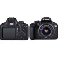 thumbnail image 2 of Restored Canon EOS 4000D Rebel T100 DSLR Camera with 18-55mm Lens Creative Filter Set EOS Camera Bag Sandisk Ultra 64GB Card 6AVE Electronics Cleaning Set And International ModelRefurbished, 2 of 7