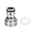 thumbnail image 5 of Unique Bargains Brass Faucet Tap Quick Connector M22 M24 Thread Hose Pipe Adapter Fitting for Dishwasher Washing Machine, 5 of 5