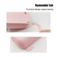 thumbnail image 4 of Ruiboury Remote Control Holder Wall Mounted Self Adhesive Storage Box Multifunctional Mobile Phone Organizer Office Hotel pink red 1Set, 4 of 6