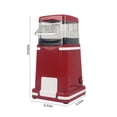 thumbnail image 3 of Popcorn Machine, High Rate Popcorn Maker 2 Minutes Fast Making Popcorn Popper, No Oil Mini Popcorn Machine, 3 of 7