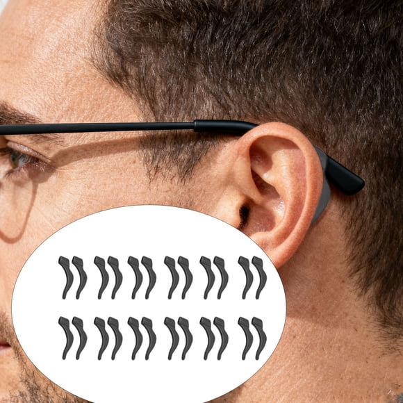 Ear Grips 12 Pairs Anti Holder Silicone Ear Hook Glasses Ear Grip Sleeve Retainer For Sports Sunglasses Reading Glasses