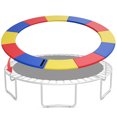 thumbnail image 1 of Gymax Housse de Ressort pour Trampoline 12 Pi avec Conception Séparée, Surface Imperméable, Rembourrage en Mousse EPE, Multicolore, 1 of 10