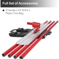 thumbnail image 3 of Bull Float Magnesium Concrete Float, 48x8" Aluminum Alloy Concrete Float Tool, with 4 Handles and Bull Float Bracket, Bull Concrete Kit Finishing Bull Float for Concrete Finishing, 3 of 6