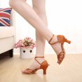 thumbnail image 4 of Babysbule Chaussures pour Femmes en Liquidation, Sandales de Danse Latine de Mode pour Femmes Rumba Valse Bal de Promo Salle de Bal, 4 of 9