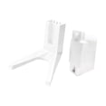 thumbnail image 1 of Quzzie Bike Pedal Stand Rack Bike Parking Mount Bicycle Pedal Support Stand Sturdy Storage Rack Lightweight Material Easy Installation Portable Structure Suitable for Outdoor Parking Home White, 1 of 8
