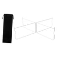 thumbnail image 3 of S SERENABLE Support Pliable en Métal avec Sac de Transport Support de Boîte Support de Bagage Robuste Courbé, 3 of 9