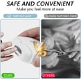 thumbnail image 4 of Electric Automatic Nail Clipper with Light & 2 Speeds,Fingernail Cutter and File 2 in 1 Design, Nail Scraps Storage,USB Rechargeable Safety Fingernail Trimmer for Baby, Kids, Seniors and Adult, 4 of 10