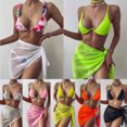 thumbnail image 4 of EYIIYE Jupe Paréo pour Femmes, Jupe Portefeuille de Plage Transparente Tout-Aller pour la Natation, 4 of 5