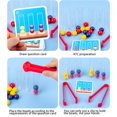 thumbnail image 3 of pitrice Logical Thinking Toys for Kids Color Reasoning Game Clip Beads Toys Board Games, 3 of 6