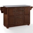 thumbnail image 4 of Crosley Eleanor Stainless Steel Top Kitchen Island in Mahogany, 4 of 16