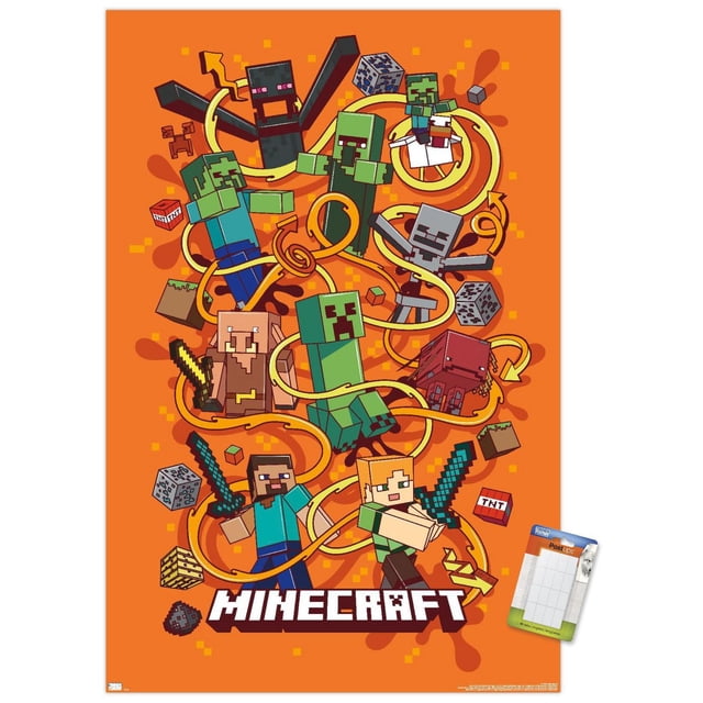 Minecraft - Funtage Wall Poster, 22.375" x 34"