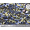 thumbnail image 2 of Soimoi Polyester Crepe Fabric Animals & Camouflage Print Fabric by Yard 52 Inch Wide, 2 of 3