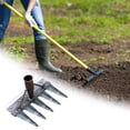 thumbnail image 1 of Multifunctional Garden Hoe, Weeding Tool, Digging Spade, Planting Shovel, Soil Loosening Tool, Vegetable Gardening Tool, Flower Bed Tool, Agricultural Steel Rake, Durable Gardening Tool, 1 of 5