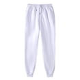 thumbnail image 1 of Yuyuzo Plus Size Sweatpants for Women Thick Workout Jogging Pants Elastic Waist Drawstring Solid Color Trackpants, 1 of 2