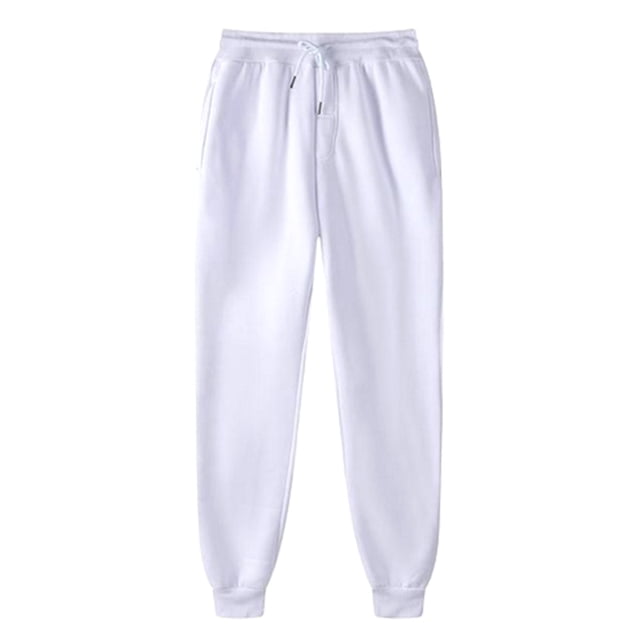 Yuyuzo Plus Size Sweatpants for Women Thick Workout Jogging Pants Elastic Waist Drawstring Solid Color Trackpants