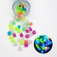 thumbnail image 2 of BINGLI 100PCS Diamond Shaped Luminous Stone Glow Rocks Glow in the Dark Rocks Outdoor Decorations Stones Small Luminous Pebbles for Fish Tank Aquarium Bonsai Yard Decor ﻿, 2 of 3