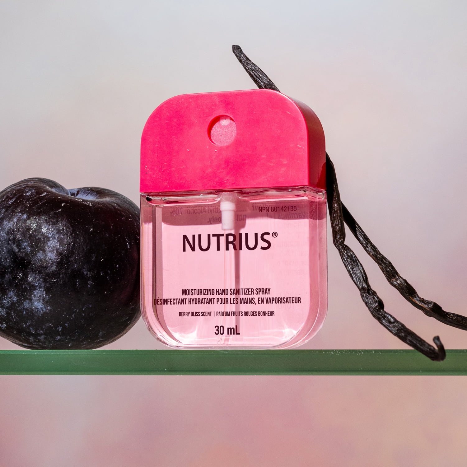 Nutrius Berry Bliss Hand Sanitizer Spray, 30 ml