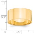 thumbnail image 3 of 14KY 10mm LTW Flat Band Size 8.5 Size 8.5, 3 of 3