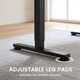thumbnail image 4 of Mainstays Home Office Adult Electric Standing Desk with Memory Presets, Black, 4 of 9