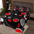 thumbnail image 2 of Erosebridal Abstract Ombre Coverlet Set Twin, Geometric Stripe Bedding Set, Adults 2 Pieces, 2 of 5