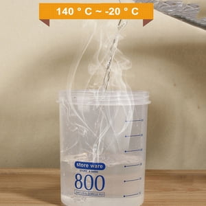 Bigersell Food Storage Containers Deals Durable Large Plastic Containers with Lids Rectangular Shape Reusable Flour Sugar Containers Plastic Food Containers