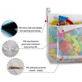 thumbnail image 4 of 37PCS Bath Toy and Organizer Set Open Bendable Letter Foam Toy Bathtub Toy Bag, 4 of 10