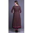 thumbnail image 3 of Bimba Robe Anarkali Imprimée pour Femmes Kurti Longue Évasée Style Chic Kurta Ethnique, 3 of 6