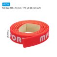 thumbnail image 2 of Unique Bargains 18x0.4' Table Tennis Racket Edge Tape Ping-Pong Racquet Side Tapes, Red 5 Pack, 2 of 7