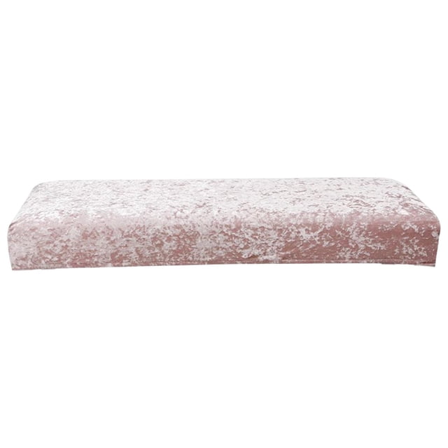 Bench Cover Elastic Chair Covers Seat Protector for Living Room Hotel Decor Pink