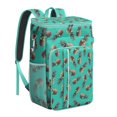 thumbnail image 1 of Pineapple Pattern Insulated Backpack Cooler - 20L Leakproof Soft Cooler Bag for College Students & Workers, 1 of 6