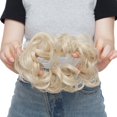 thumbnail image 3 of Messy Extensions de Chignons de Cheveux Morceaux de Cheveux Donut Updo Queue de Cheval pour les Femmes, 3 of 6