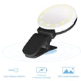 thumbnail image 4 of RKSTN Lights Ring Light, Selfie Light Rechargeable Large Capacity Battery Portable 60 LED Adjustables Brightness Clip On Light For Phone, Laptop, For Makeup Lights, 4 of 8