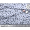 thumbnail image 2 of Soimoi Blue Silk Fabric Tools Hardware Print Fabric by Yard 42 Inch Wide, 2 of 5