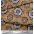 thumbnail image 2 of Soimoi Rayon Fabric Floral Mandala Decor Fabric Printed Yard 42 Inch Wide, 2 of 3