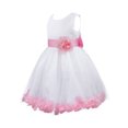 thumbnail image 2 of Oyolan Robe de Demoiselle d'Honneur pour Bébé Fille Robe de Fête Formelle de Mariage Robe de Baptême en Tulle Princesse Concours Rose 4, 2 of 5