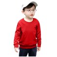 thumbnail image 2 of LSLJS Toddler Baby Boy Girl Fleece Pullover Sweatshirt Solid Color Crewneck Blouse Shirt Tops Warm Fall Winter Clothes, 2 of 4